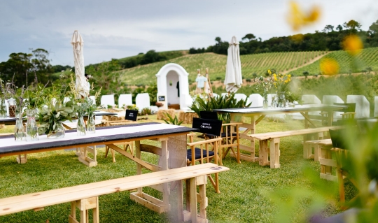 Combine winemaking with corporate events