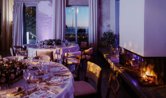 The contrast of 2 fabulous venues