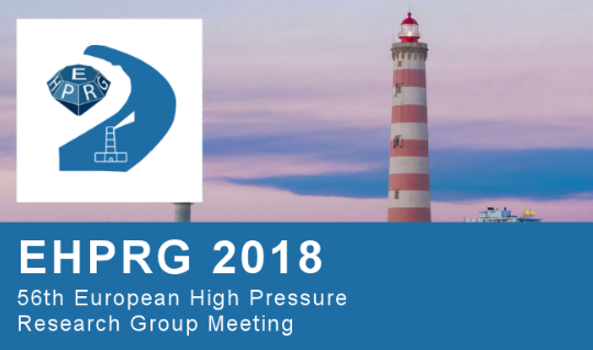 Conferência sobre Alta Pressão EHPRG 2018 Conferência sobre Alta Pressão EHPRG 2018