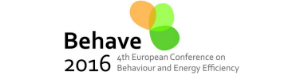 Behave 2016 - 4th European Conference on Behaviour and Energy Efficiency